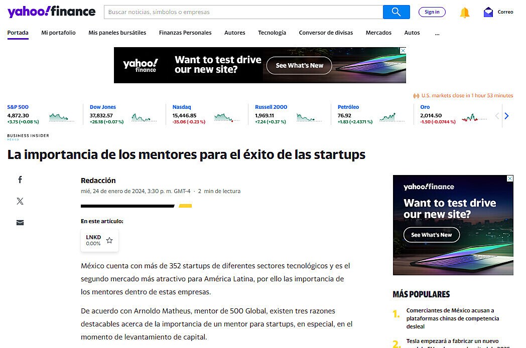 La importancia de los mentores para el xito de las startups